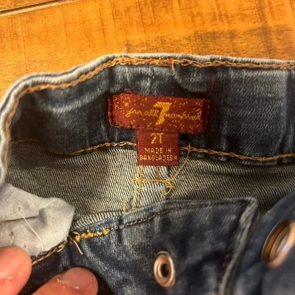 𝅺7 Denim Toddler Jeans - Picture 5 of 5